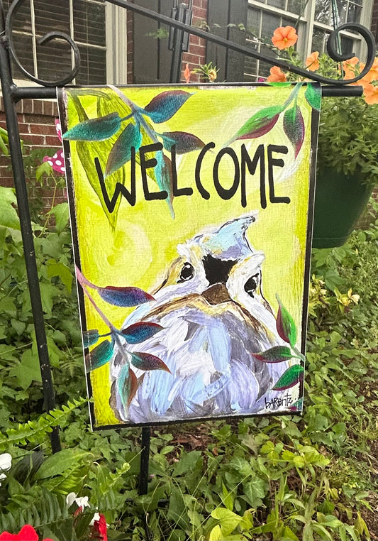 Welcome abstract titmouse