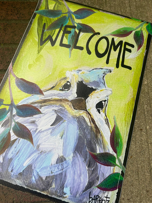 Welcome abstract titmouse